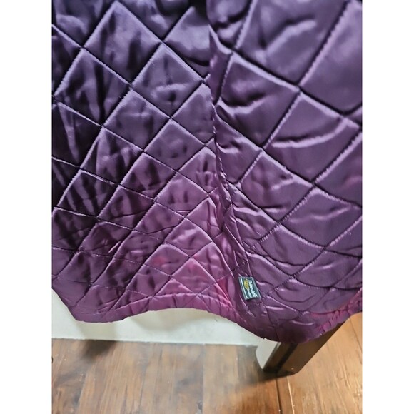 Vintage LL Bean Duffle Coat S905 Wood Toggle Women 6 Wool Houndstooth Lined USA - Picture 5 of 6